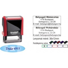Trodat Printy 4911 bélyegző Trodat Printy 4911 bélyegző